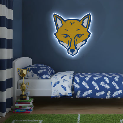 Leicester City Fox Head LED Backlit WallLite