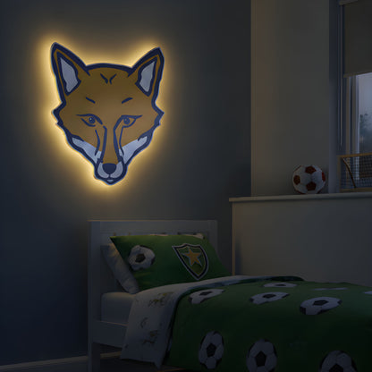 Leicester City Fox Head LED Backlit WallLite