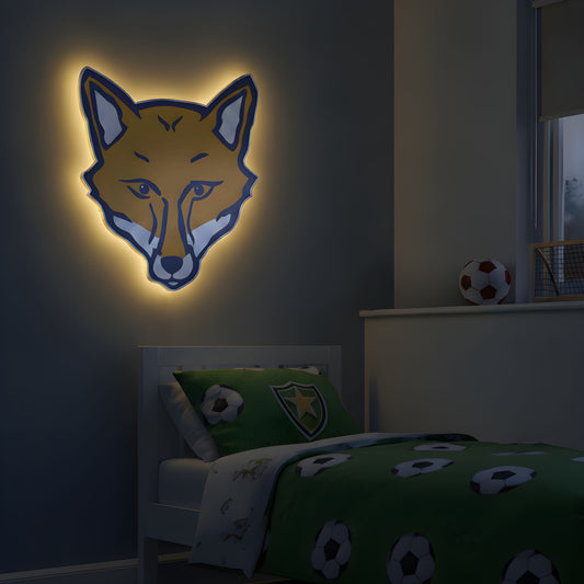 Leicester City Fox Head LED Backlit WallLite