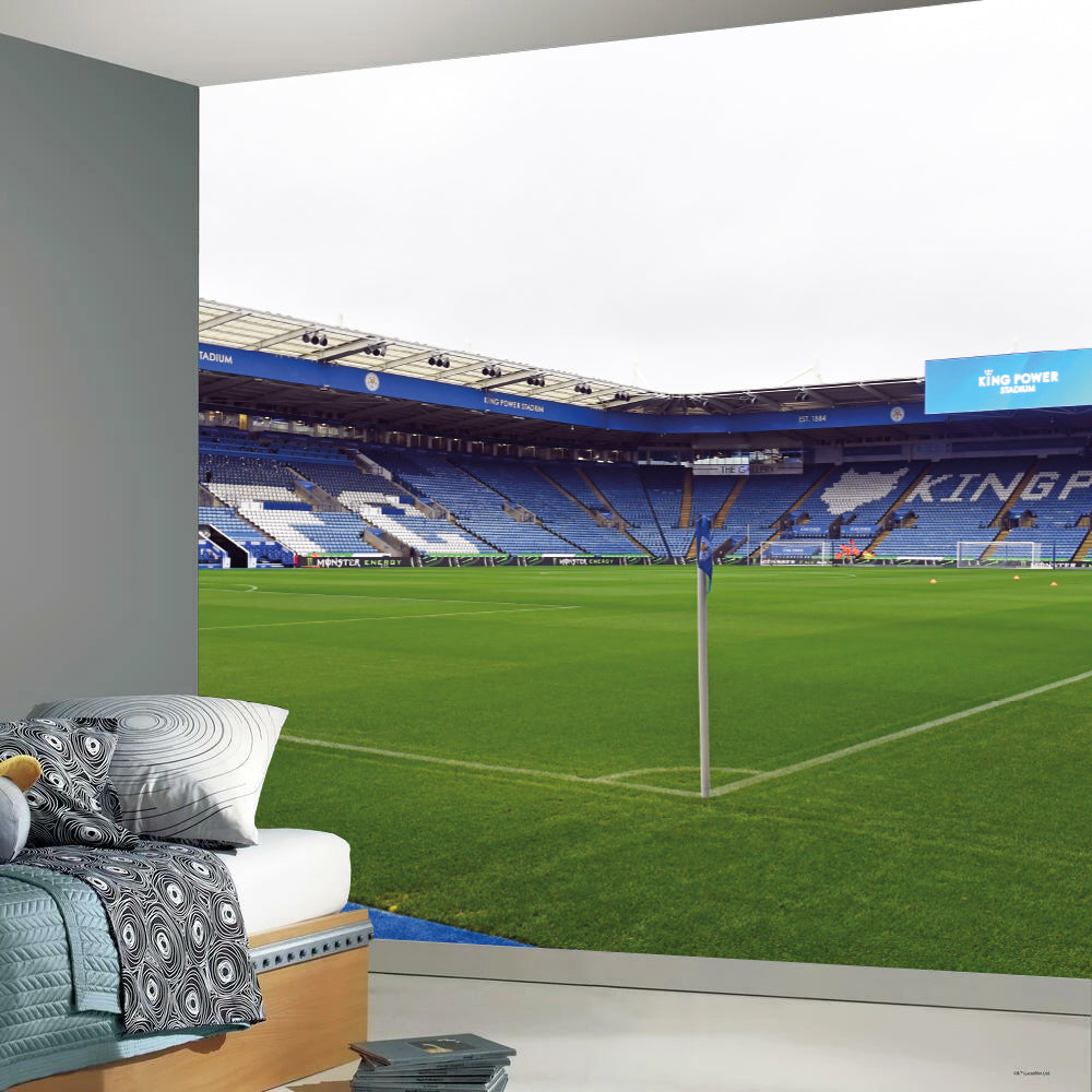 Leicester City - Stadium From Corner Flag Full Wall Mural