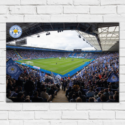Leicester City Print - Game Day Flags Poster