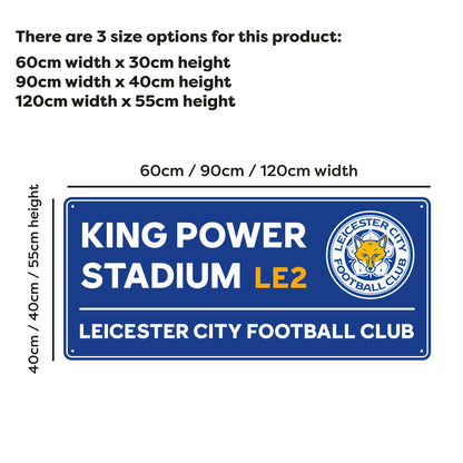 Leicester City - Stadium Street Sign Wall Sticker