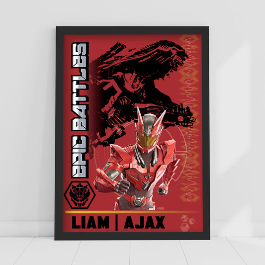 Armorsaurs Print - Liam And Ajax Player Card Poster Wall Art