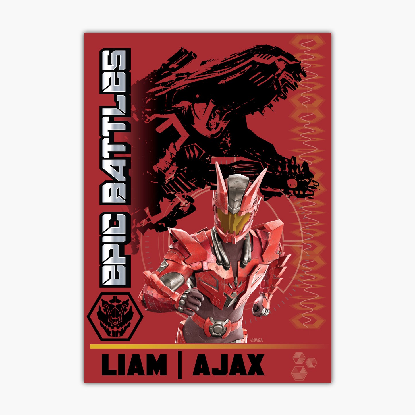 Armorsaurs Print - Liam And Ajax Player Card Poster Wall Art