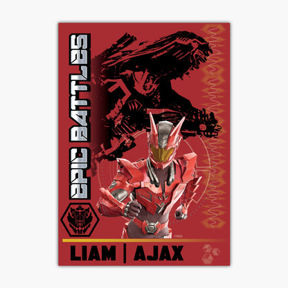 Armorsaurs Print - Liam And Ajax Player Card Poster Wall Art