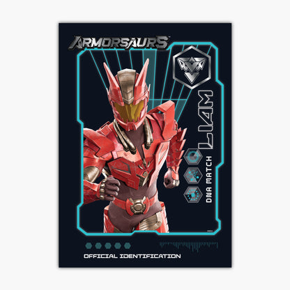 Armorsaurs Print - Liam DNA Match Poster Wall Art