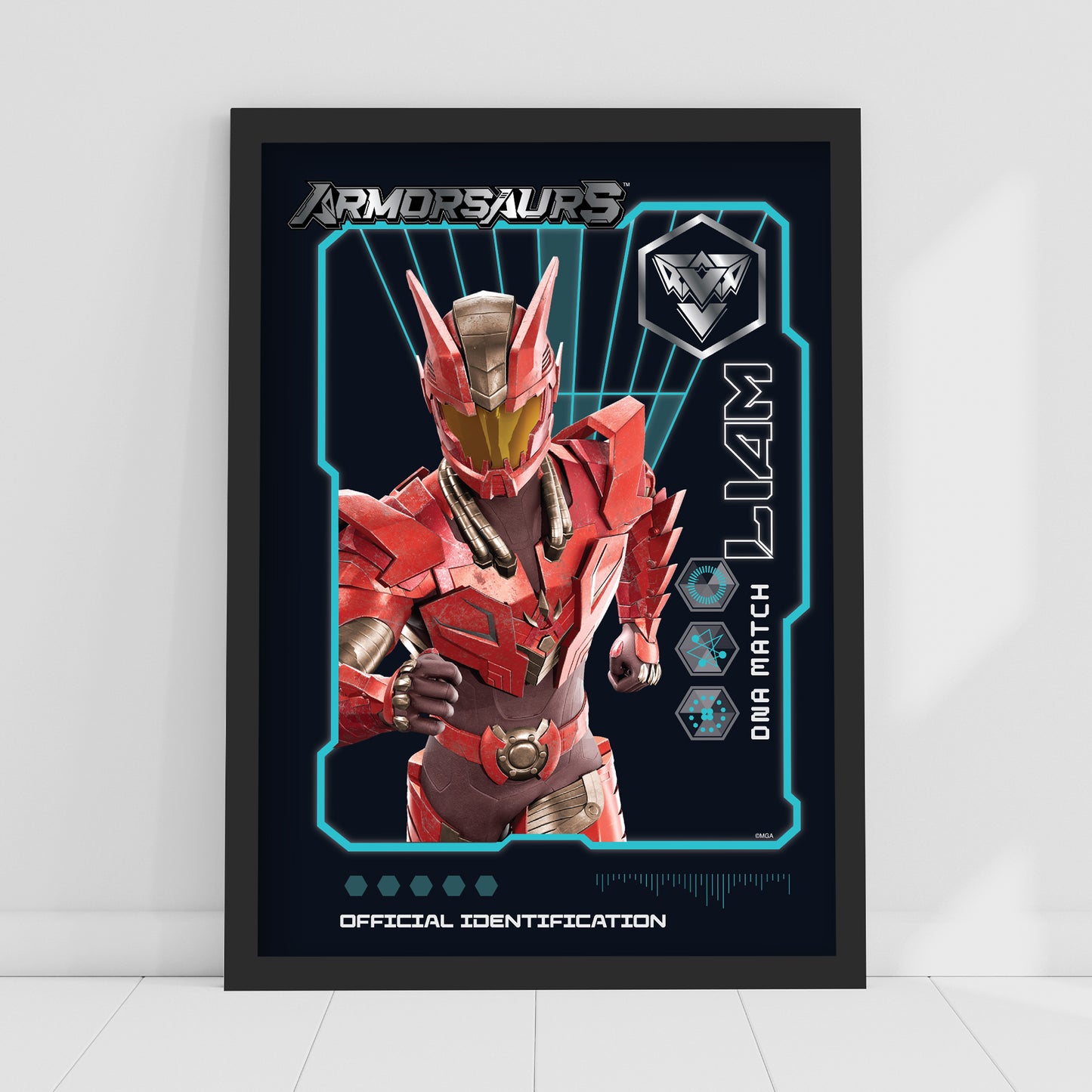 Armorsaurs Print - Liam DNA Match Poster Wall Art