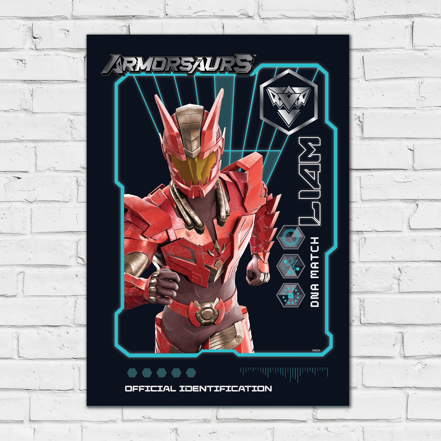 Armorsaurs Print - Liam DNA Match Poster Wall Art