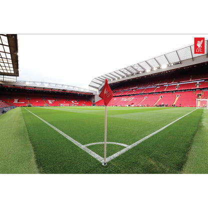 Liverpool FC Anfield Stadium Full Wall Mural - Corner Flag Image