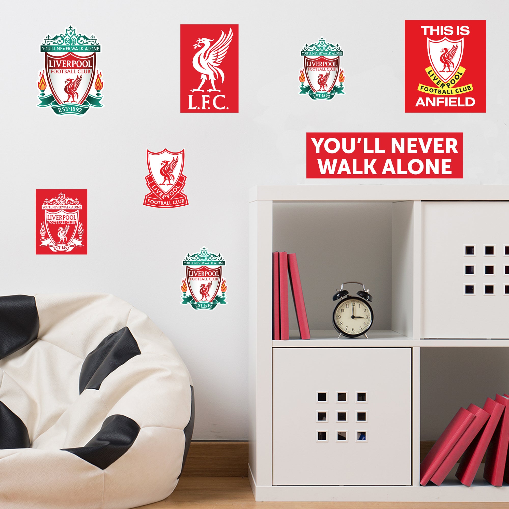 Liverpool Printable Sticker Liverpool Football Club Decal Set – www.themed.co.uk