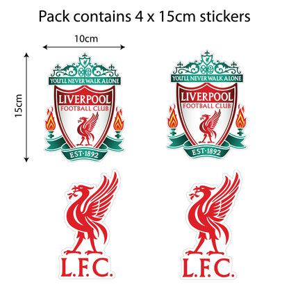 Liverpool Football Club - Car Sticker Pack