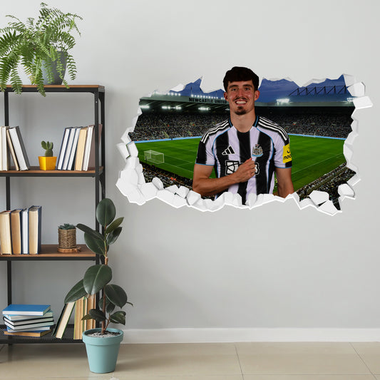 Newcastle United Football Club - Livramento 25/26 Broken Wall Sticker