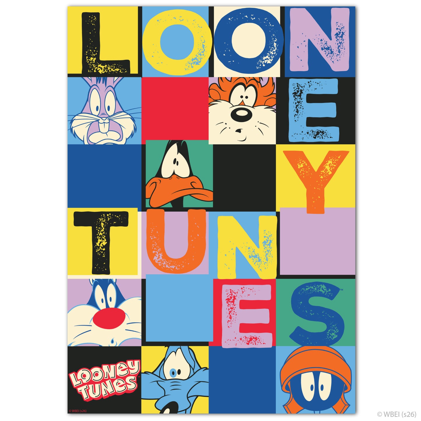 Looney Tunes™ Print - Characters In Squares Poster Wall Art