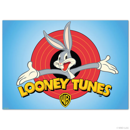 Looney Tunes™ Print - Bugs Bunny In Logo Poster Wall Art