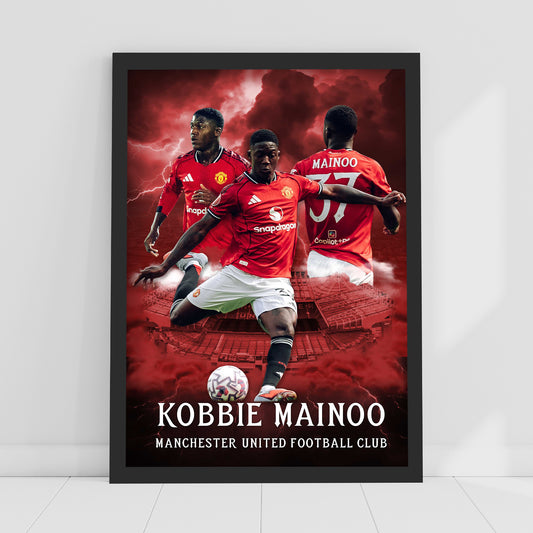 Manchester United FC Print - Mainoo 25/26 Core Poster