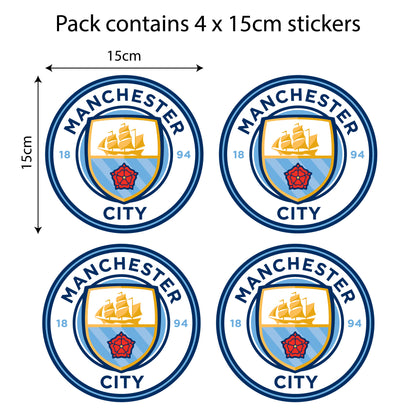 Manchester City Football Club - Car Sticker Pack