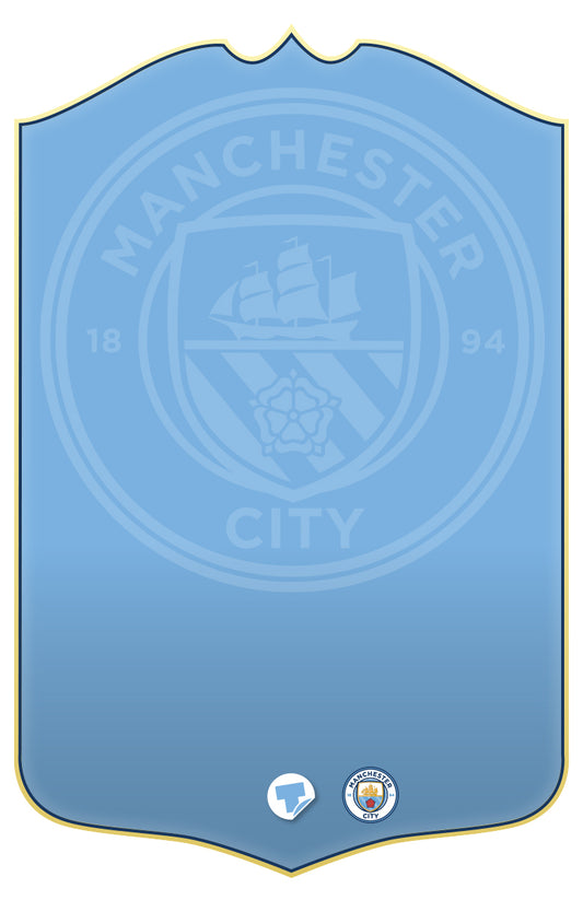 Manchester City 24 Personalised Stats Card