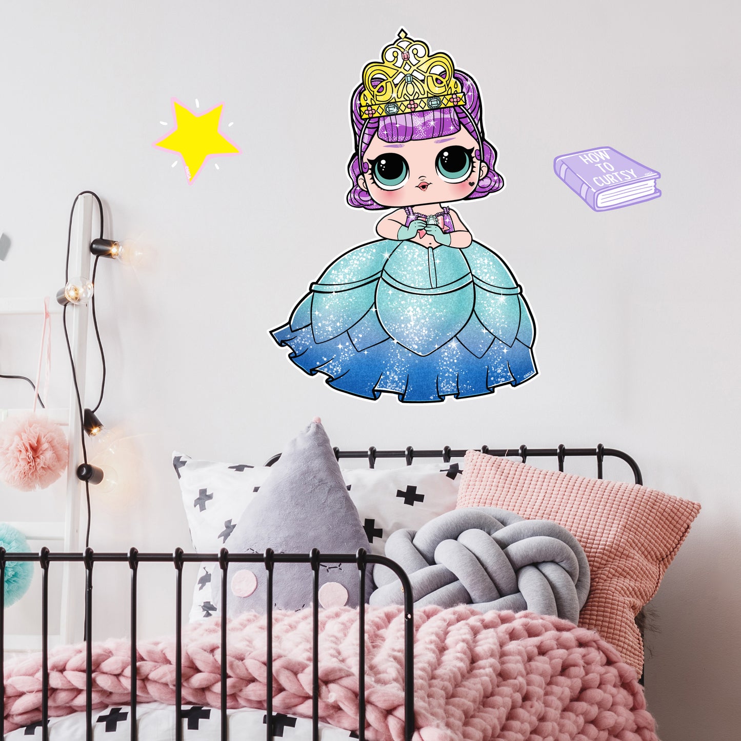 L.O.L Surprise! Wall Sticker - Reign Masquerade Wall Art