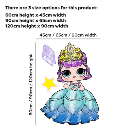 L.O.L Surprise! Wall Sticker - Reign Masquerade Wall Art