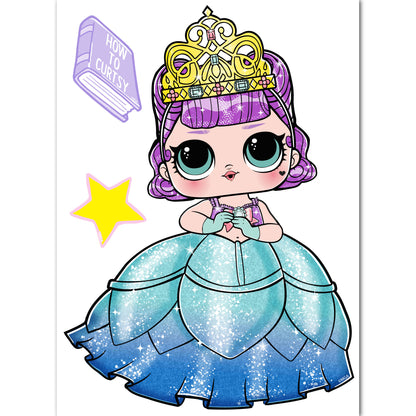 L.O.L Surprise! Wall Sticker - Reign Masquerade Wall Art