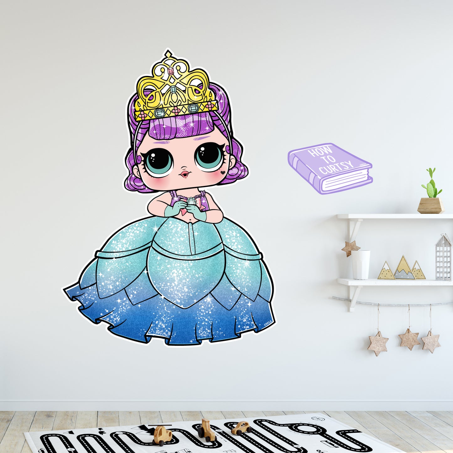 L.O.L Surprise! Wall Sticker - Reign Masquerade Wall Art
