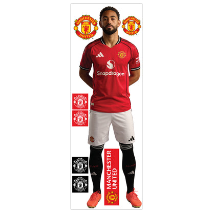 Manchester United FC Wall Sticker - Matheus Cunha 25/26 Player Wall Decal