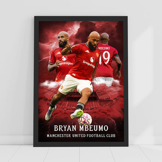 Manchester United FC Print - Mbeumo 25/26 Core Poster