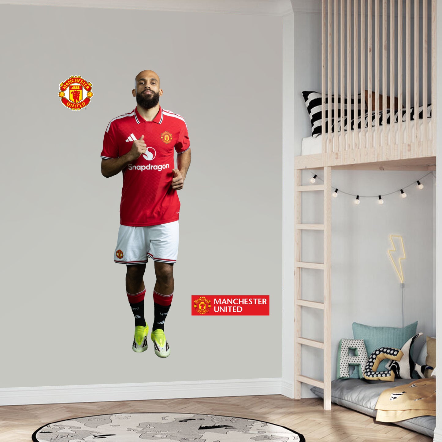 Manchester United FC Wall Sticker - Mbeumo 26/27 Player Wall Decal