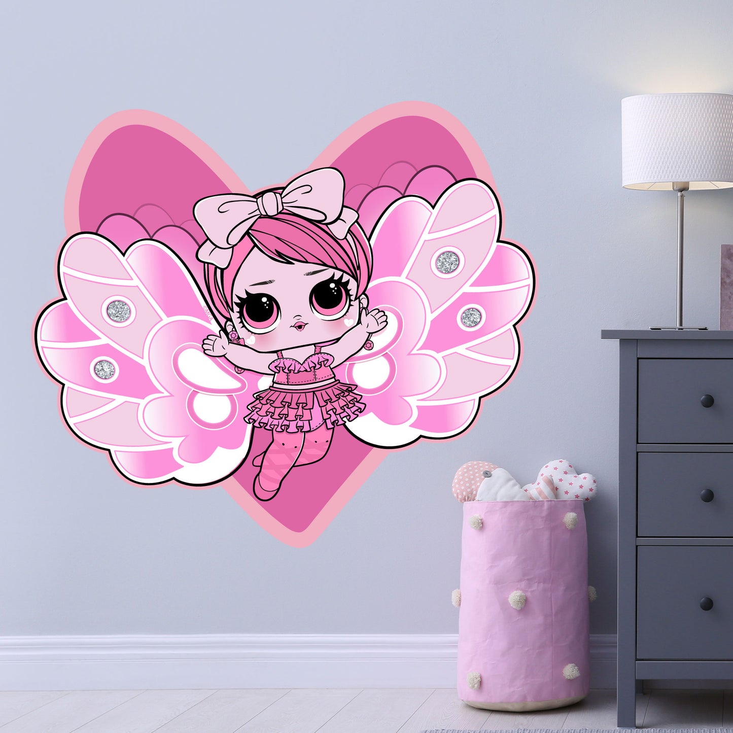 L.O.L Surprise! Wall Sticker - Fairies Miss Rainbow Wall Art
