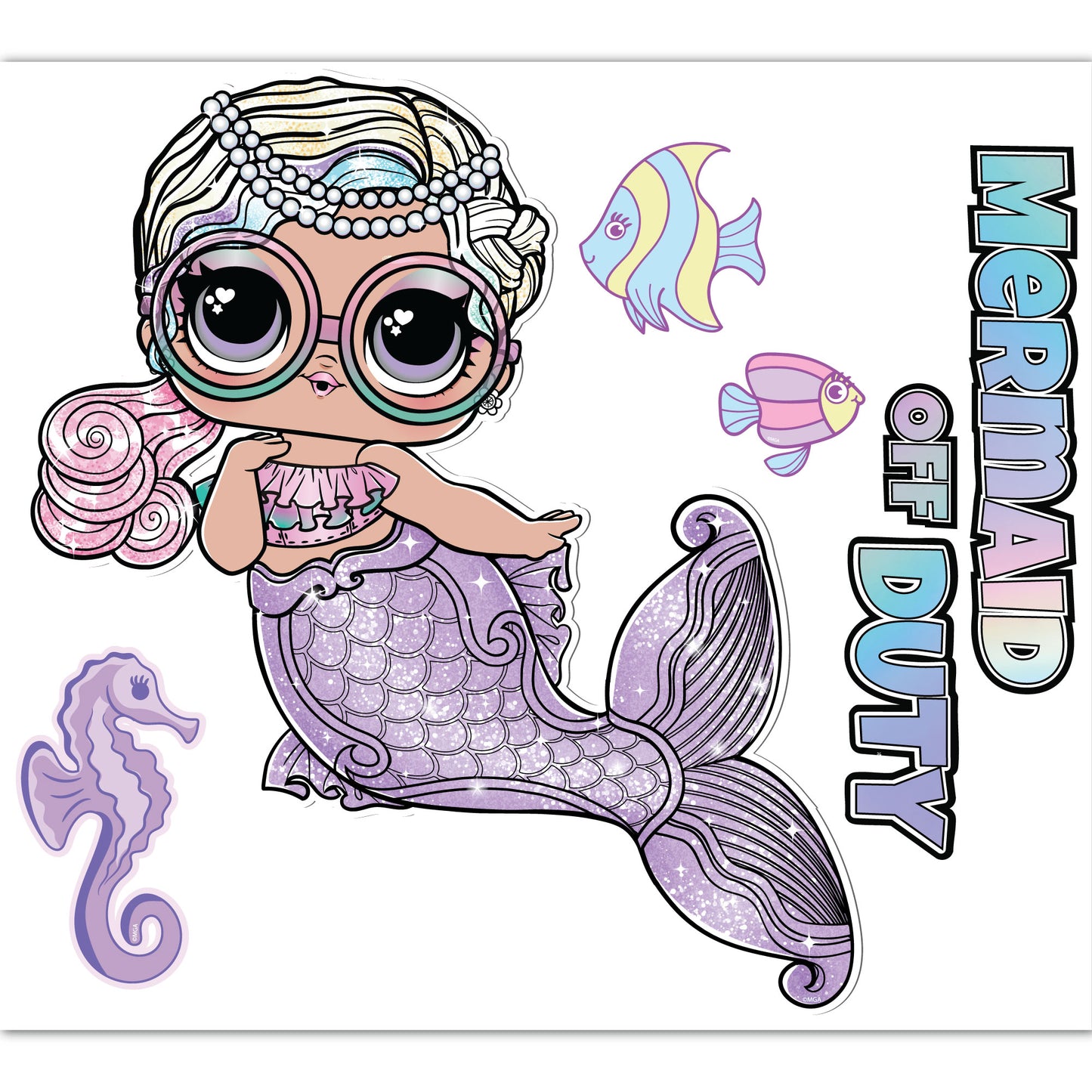L.O.L Surprise! Wall Sticker - Mermaids Miss Sea Wall Art