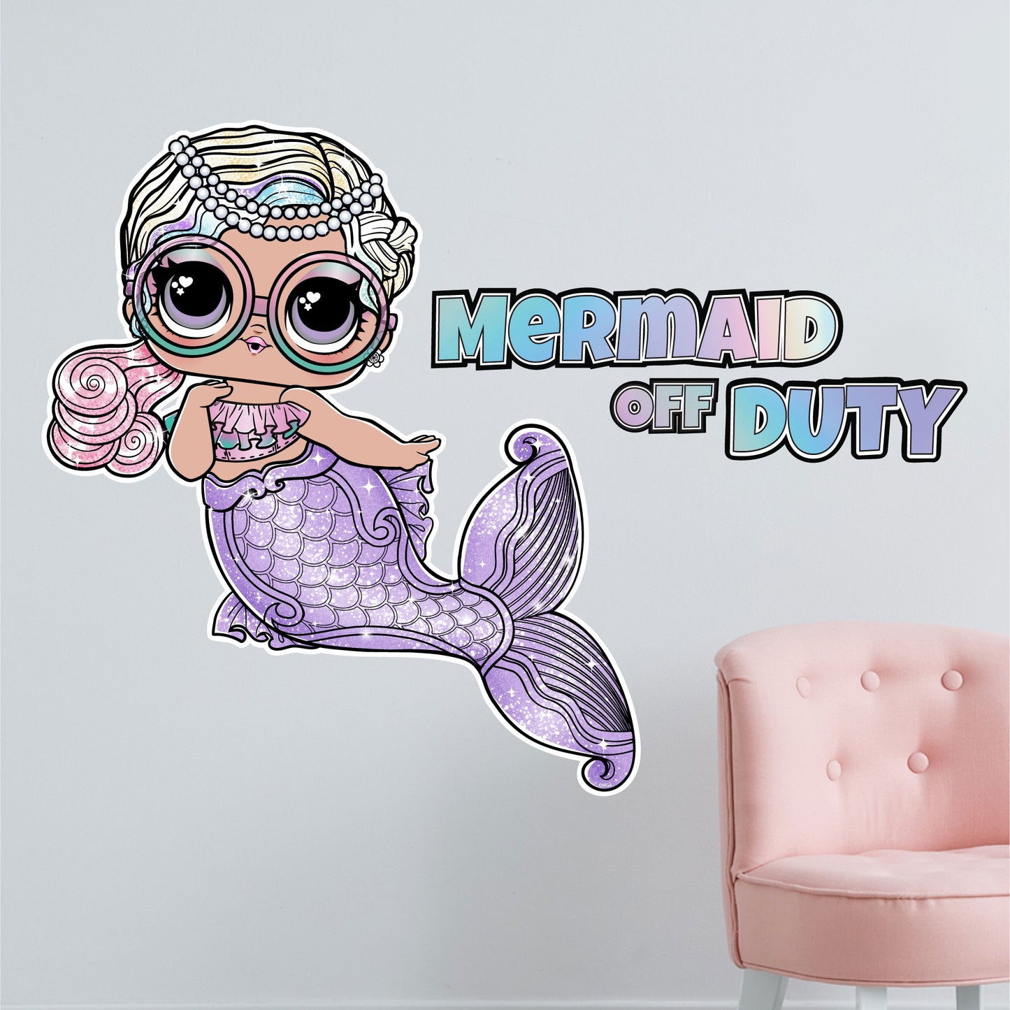 L.O.L Surprise! Wall Sticker - Mermaids Miss Sea Wall Art
