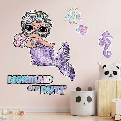 L.O.L Surprise! Wall Sticker - Mermaids Miss Sea Wall Art