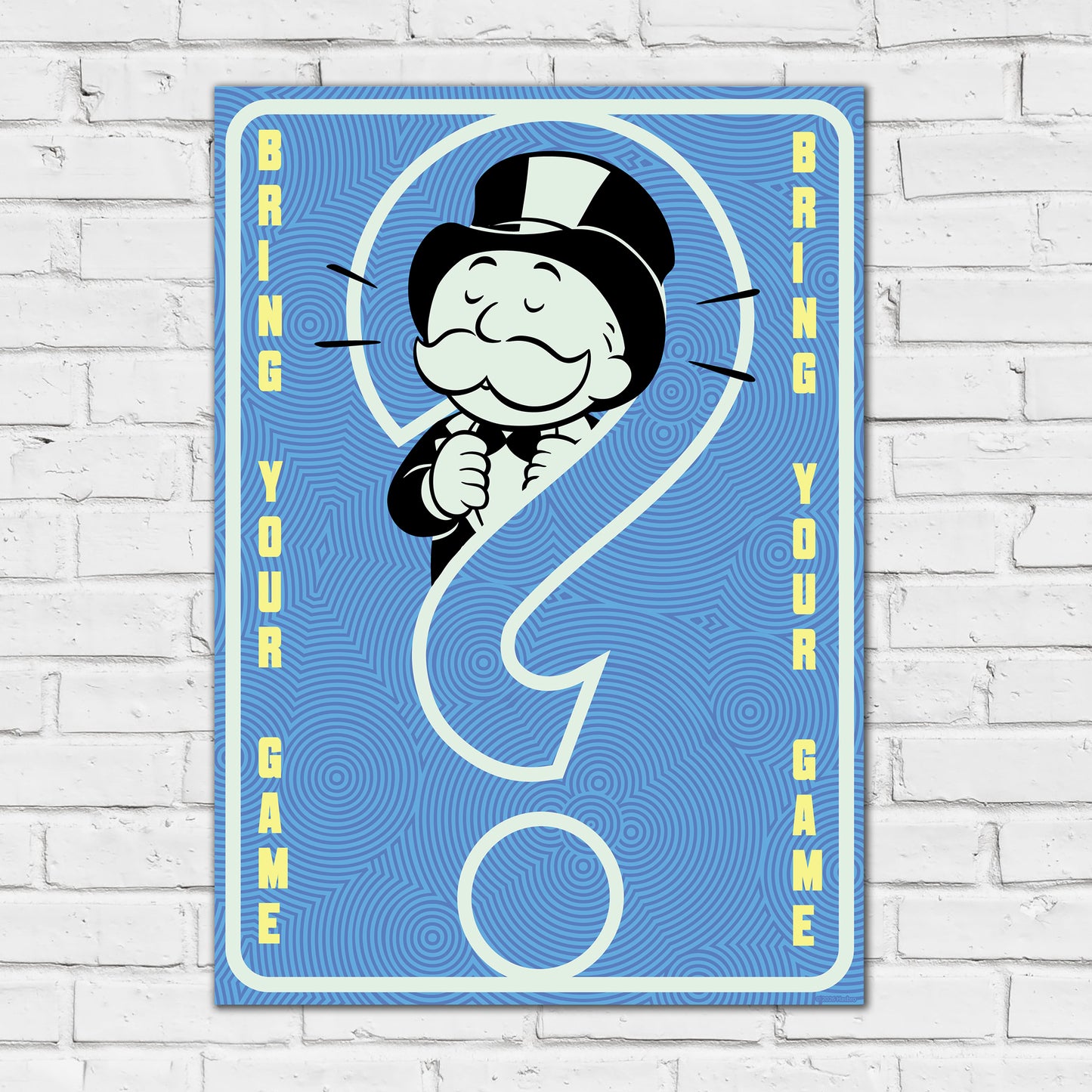 Monopoly Print - Bring Your Game Poster Wall Art