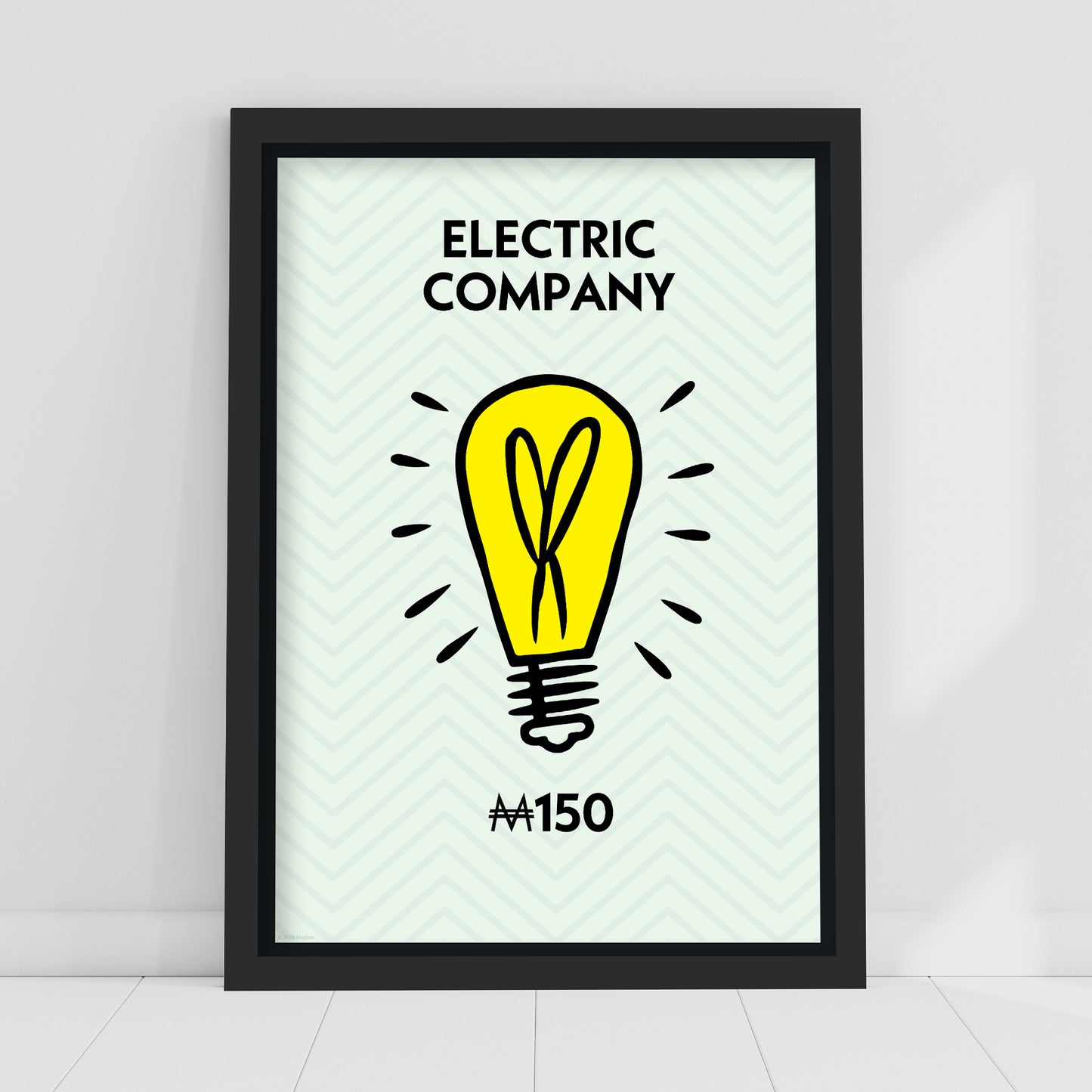 Monopoly Print - Electric Company Poster Wall Art