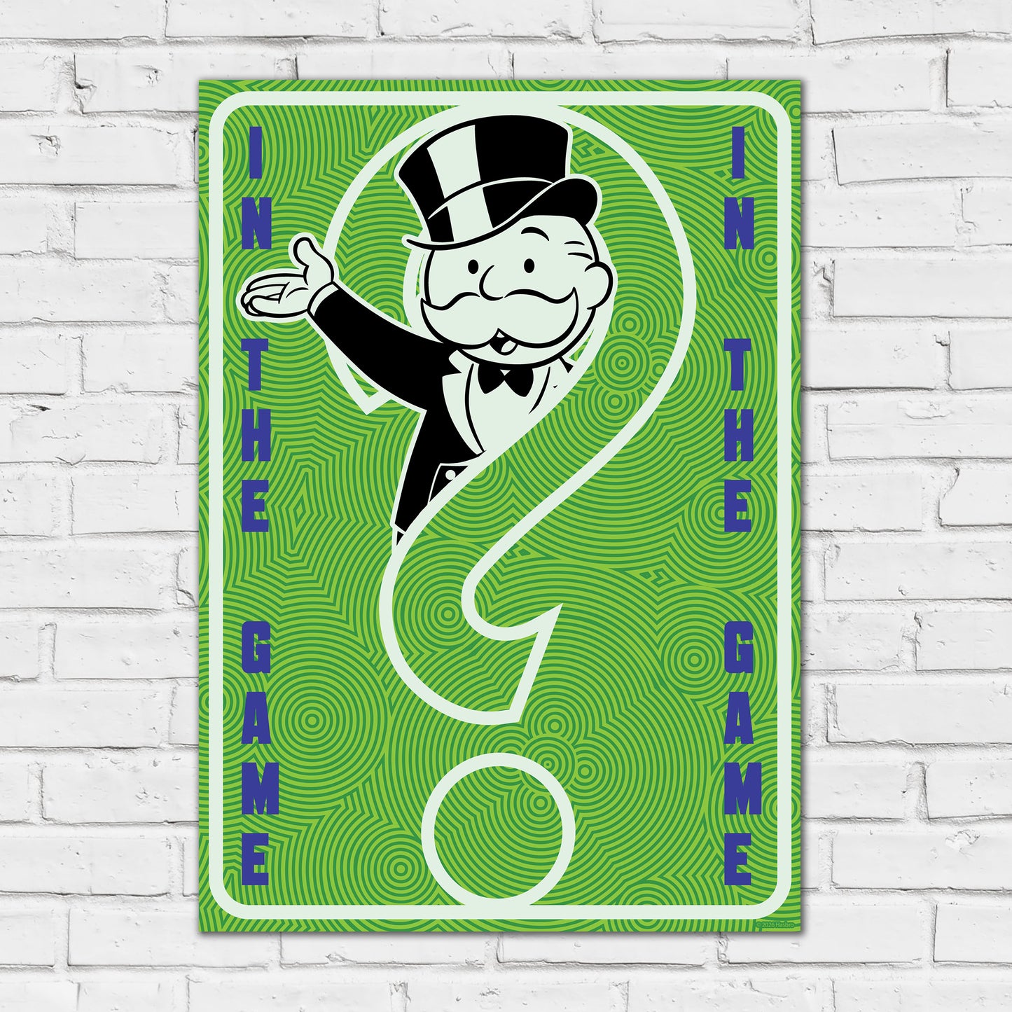 Monopoly Print - In The Game Poster Wall Art