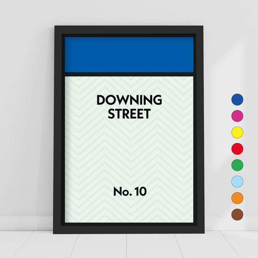 Monopoly Print - Street Name Personalised Poster Wall Art