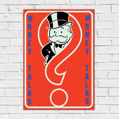 Monopoly Print - Money Talks Poster Wall Art