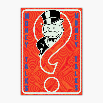 Monopoly Print - Money Talks Poster Wall Art
