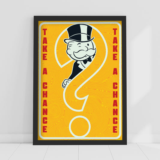 Monopoly Print - Take A Chance Poster Wall Art