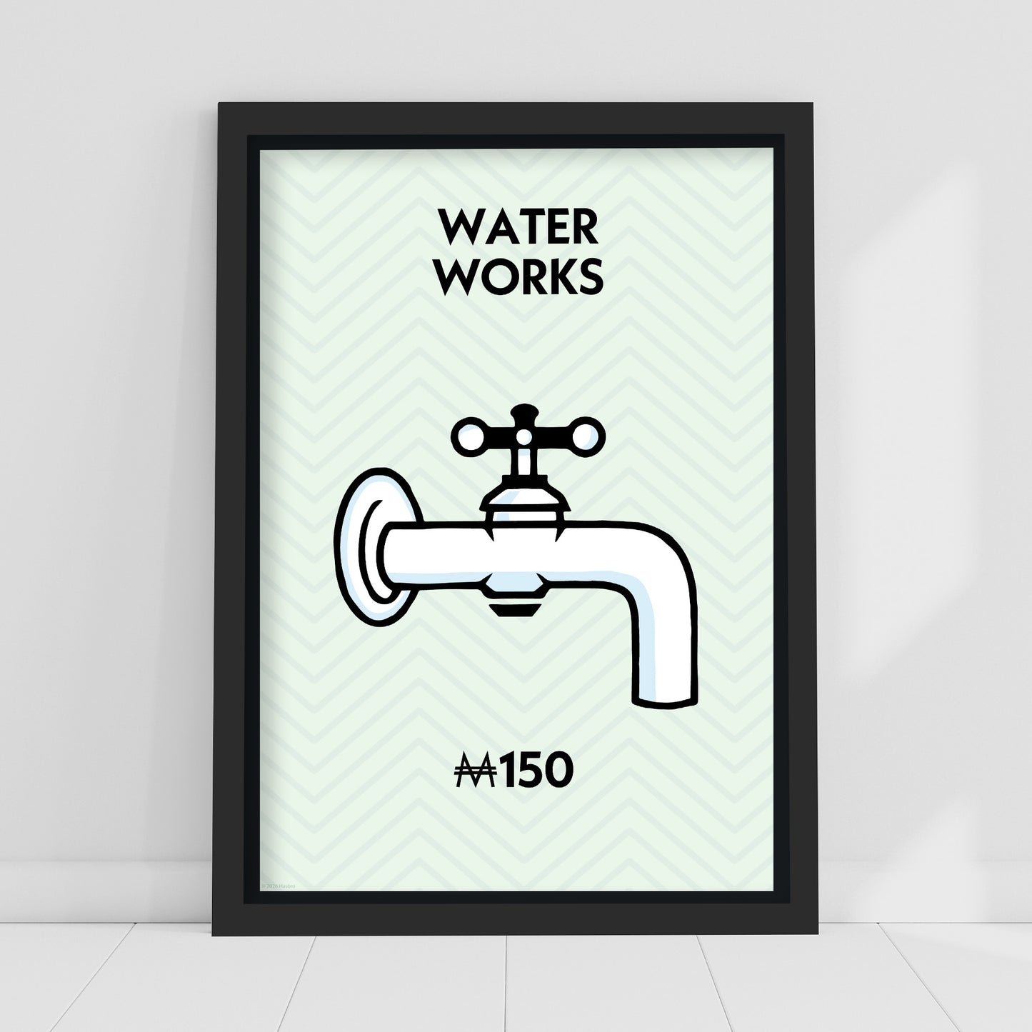 Monopoly Print - Water Works Poster Wall Art