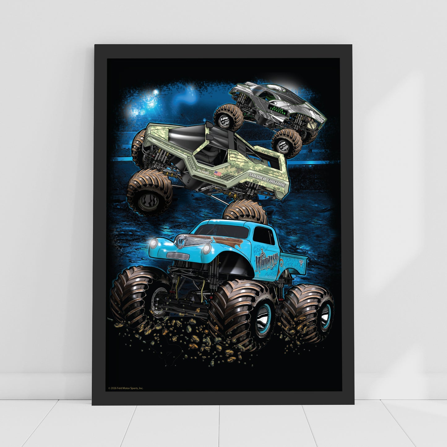 Monster Jam Print - Whiplash Poster Wall Art