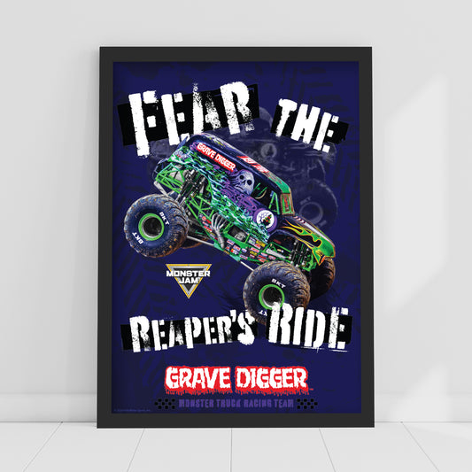 Monster Jam Print - Fear The Reapers Ride Poster Wall Art