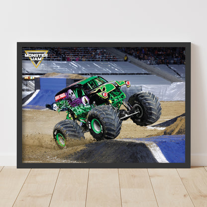 Monster Jam Print - Grave Digger Photo Poster Wall Art