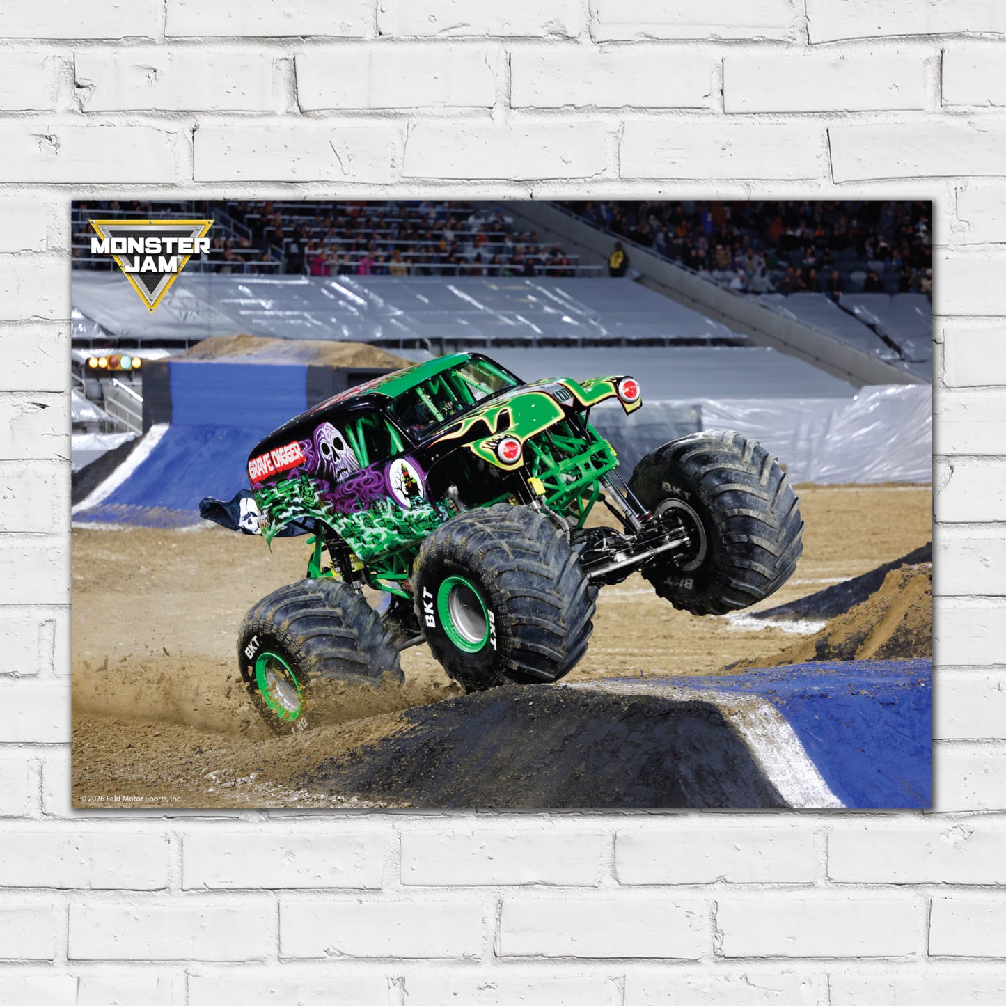 Monster Jam Print - Grave Digger Photo Poster Wall Art