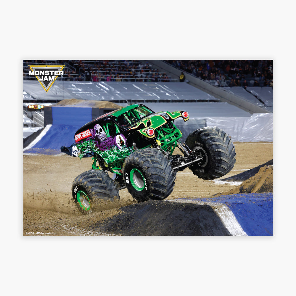 Monster Jam Print - Grave Digger Photo Poster Wall Art