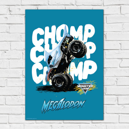 Monster Jam Print - Megalodon Chomp Poster Wall Art