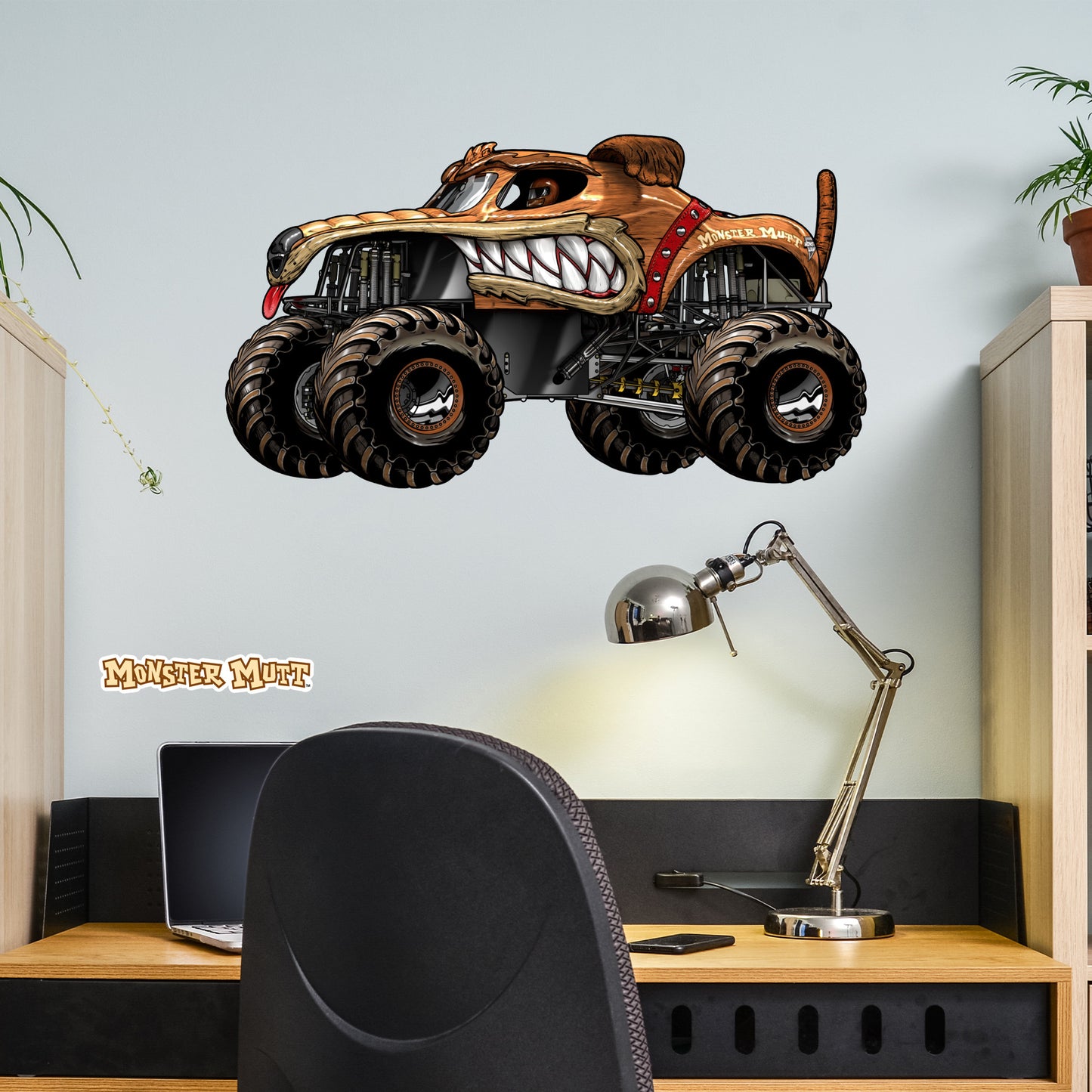 Monster Jam Wall Sticker - Monster Mutt Monster Jam Truck Wall Decal Art