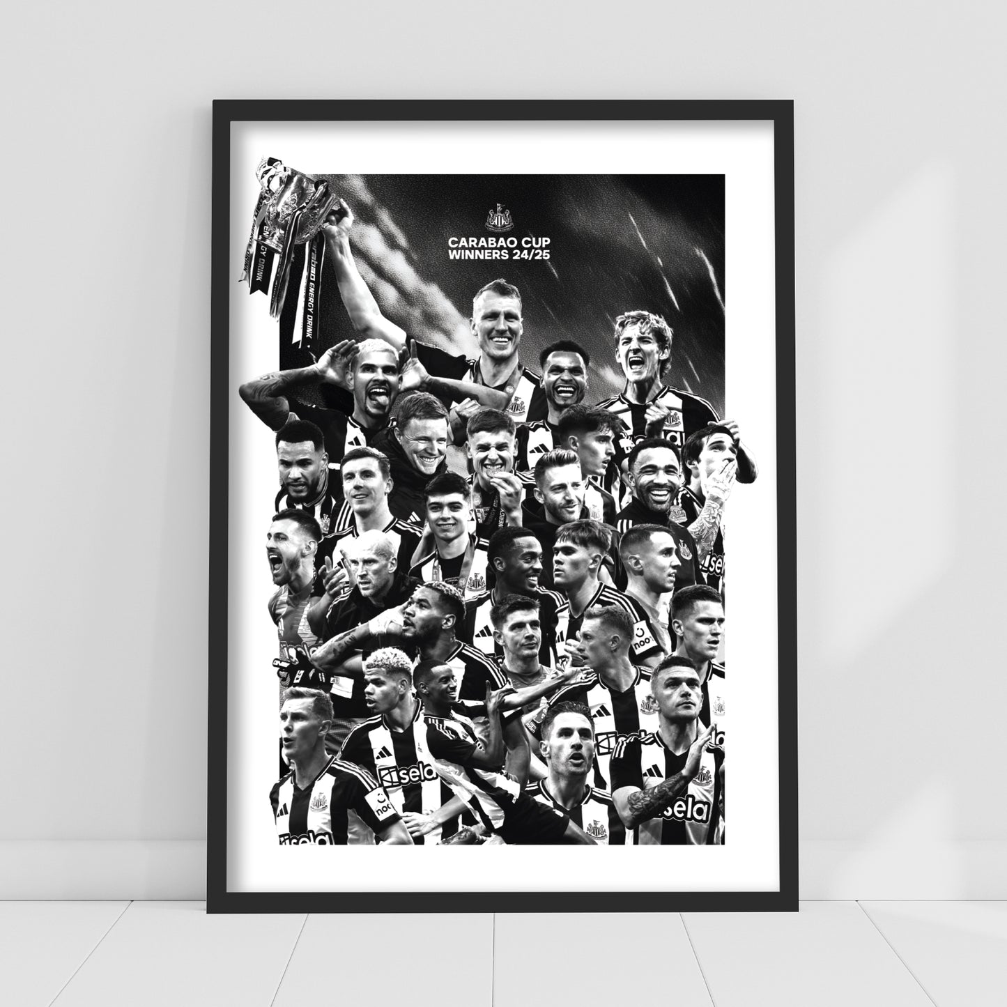 Newcastle United Cup Winners Graphic Print