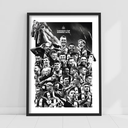 Newcastle United Cup Winners Graphic Print