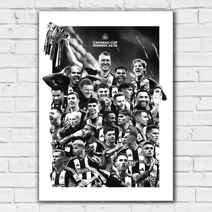 Newcastle United Cup Winners Graphic Print